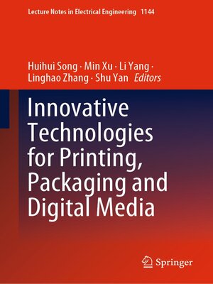 cover image of Innovative Technologies for Printing, Packaging and Digital Media